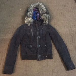 Abercrombie and Fitch jacket with fur hood